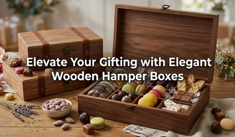 Elevate Your Gifting with Elegant Wooden Hamper Boxes