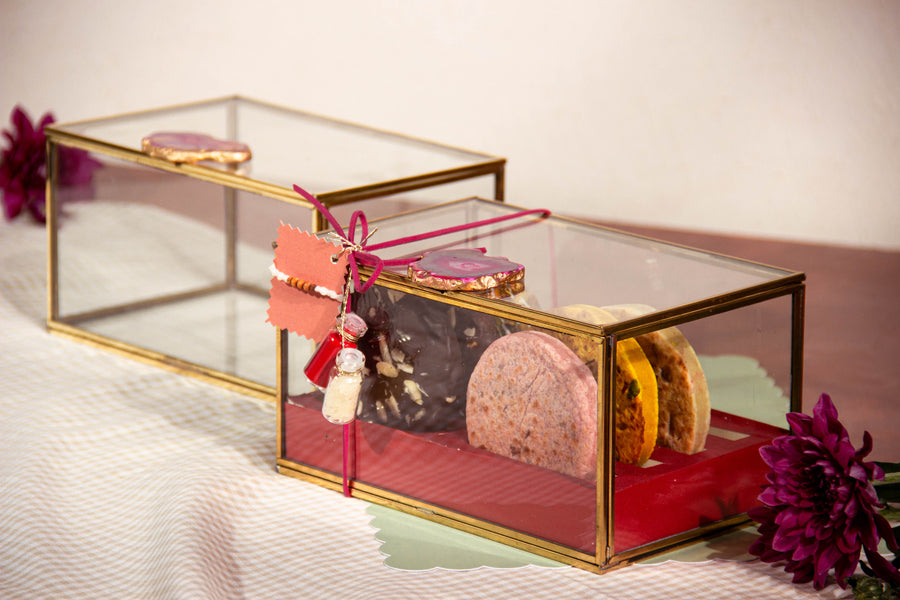 Agate Glass Gift Box – Premium Rotla Collection