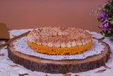 Tiramisu Ghevar with Wooden Slice
