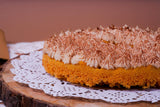 Tiramisu Ghevar with Wooden Slice