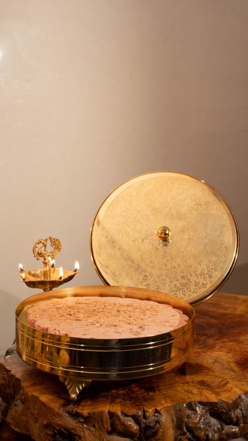 Floral Brass Box