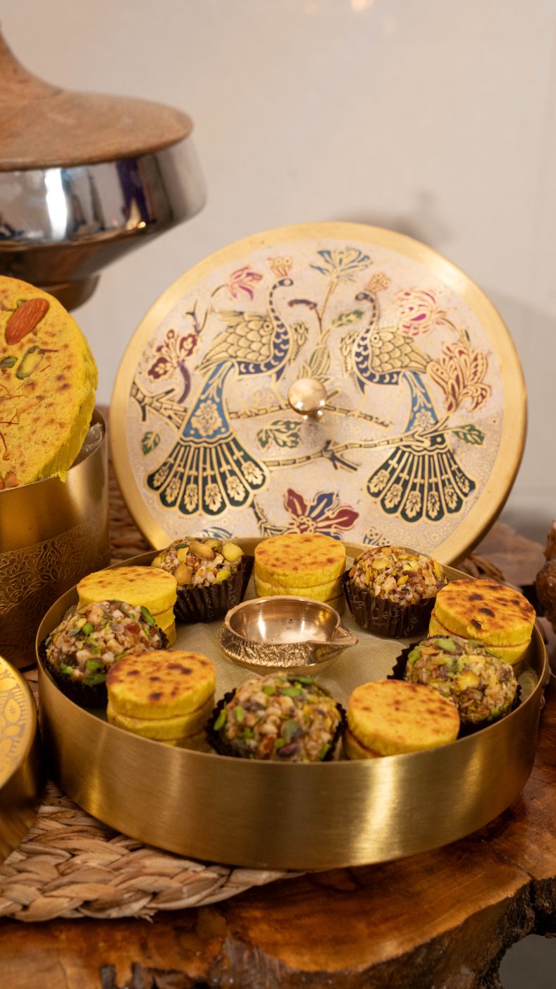 Peacock Brass Box