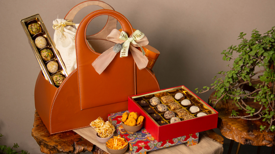 Leatherite Basket Hamper