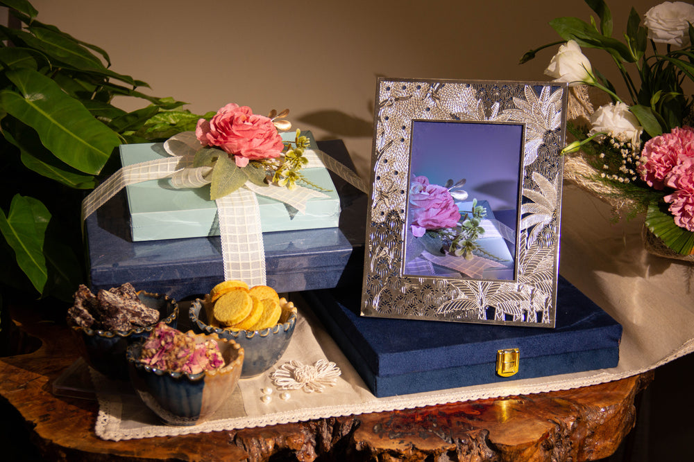 Intricate Silver Photo Frame