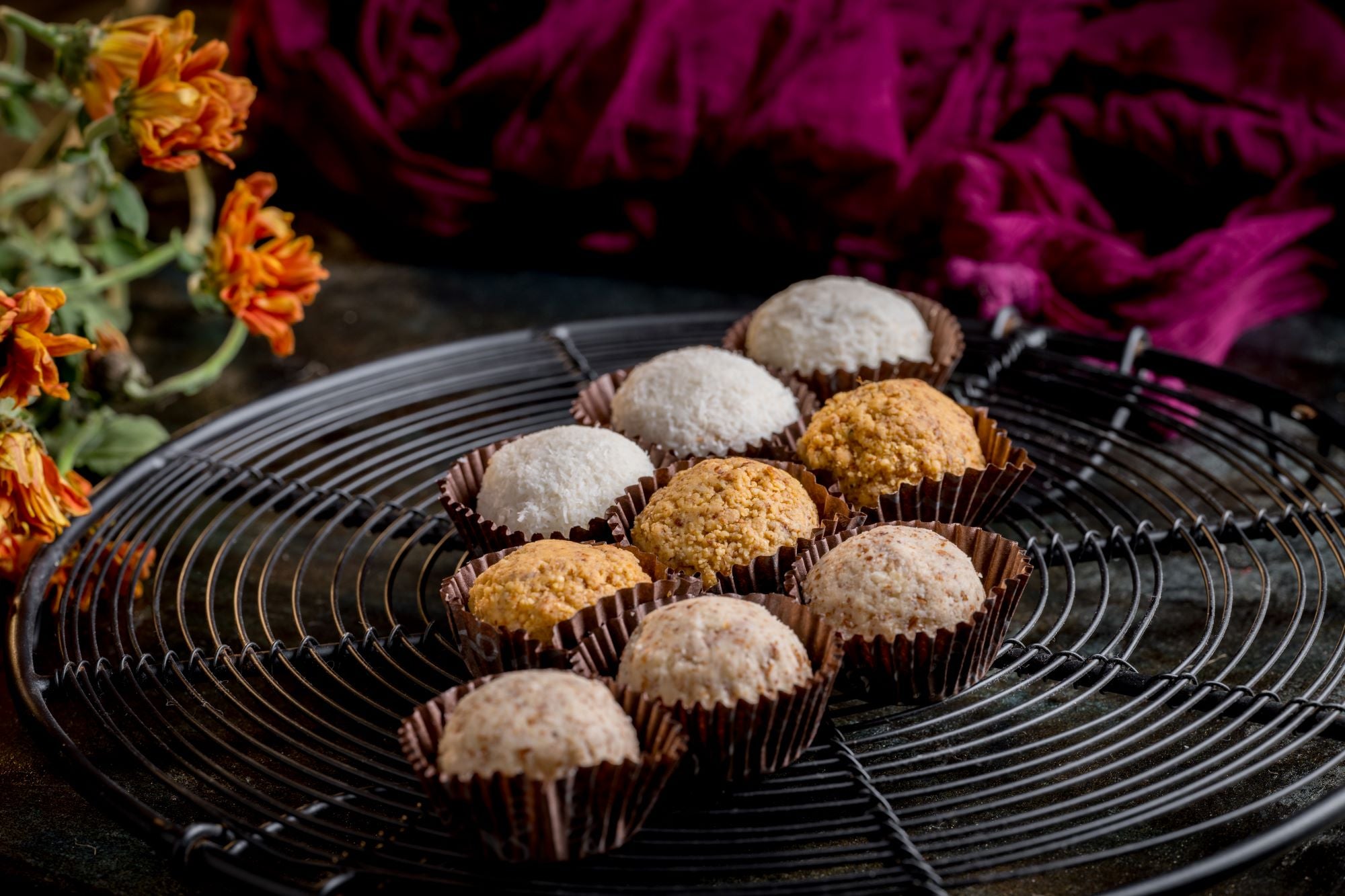 Rose Coconut Bombs